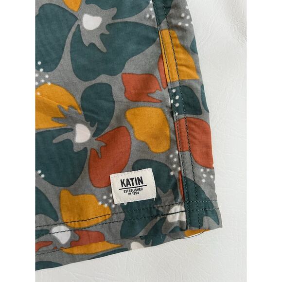 Katin Men's‎ Xander Volley Elastic Swim Trunks size Large Beach Summer - Picture 8 of 13